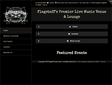 Tablet Screenshot of flagstaffgreenroom.com
